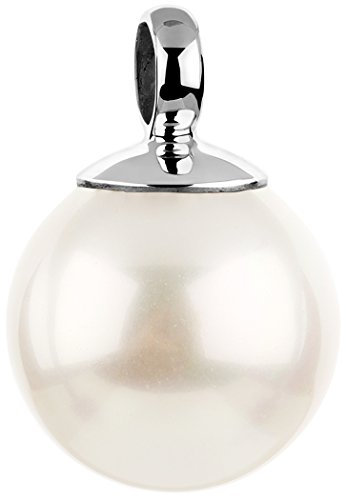 Nenalina Perlen Anhänger für Damen Kette oder Halskette in 925 Sterling Silber, 726099-046