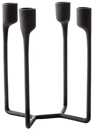 Normann Copenhagen Kerzenständer, Schwarz, 20,4 x 14 x 13 cm