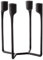 Normann Copenhagen Kerzenständer, Schwarz, 20,4 x 14 x 13 cm