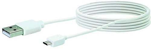 Schwaiger LK200M 532 Micro-USB Sync/Ladekabel (2 m) weiß