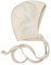 Cosilana Baby Häubchen aus 100% Wolle Fleece (kbT) (62/68, Natur)