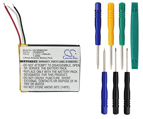 Cameron Sino 350 mAh/1.30 WH Batterie Compatible avec télécommande GoPro Wi-FI, Armte-001, Hero4, Hero3, Hero 4, Hero 3, Hero 3 + (7/PC Toolskits Inclus)