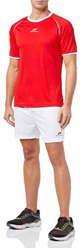 Pro Touch Herren Herren Trikot-Set Trikot-Set Match, Rot/Weiß, XXL, 4031826660970