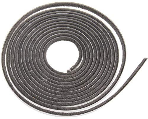 YINETTECH 5M Door Window Frame Draught Excluder Brush Pile Stormguard Seal Weather Strip