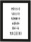 PICSonPAPER Poster DIN A4 MÜSSTE, SOLLTE, KÖNNTE, WÜRDE, HÄTTE, Machen!, gerahmt mit schwarzem Bilderrahmen, Geschenk, Geschenkidee, Geburtstagsgeschenk, Poster mit Rahmen (Machen)