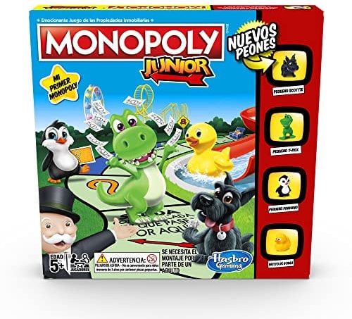 Monopoly Junior Hasbro A6984793 (Spanische Version)[Exklusiv bei Amazon]