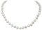 Treasure Bay Elegante Damen-Perlenkette 8–9 mm barocke Süßwasserperlen-Halskette für Damen und Mädchen: Weiß, Rosa, Grau, Schwarz, Grün, Dunkelrot, Perle, Perle