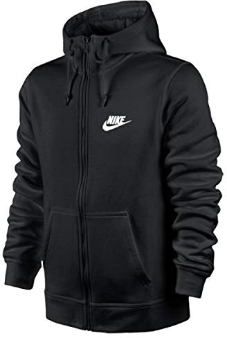 Nike Club Full Zip Bb Giacca in pile da uomo Black/Black/White S