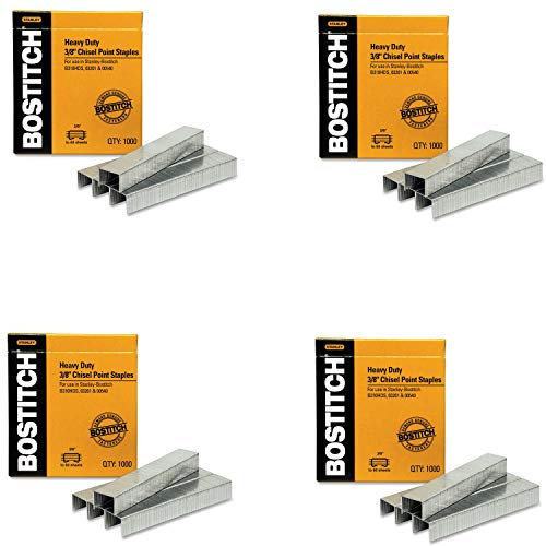 Bostitch SB353/8-1M Heftklammern, Befestigungsklammern, robust, 4 Stück