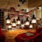 E27 Retro Pendellampe Vintage Pendelleuchte Persönlichkeit Café Holz Kronleuchter Höhenverstellbar Hängelampe Industrial Hängeleuchte Restaurant Küche Wohnzimmer Bar Leuchter Deckenleuchte,8 heads
