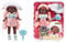 Na! Na! Na! SurpriseTeens Modepuppe - Sammlerpuppe - 28 cm weiche Stoffpuppe, inspiriert durch Schafe - Mit rosa Haaren - Lila Lamb