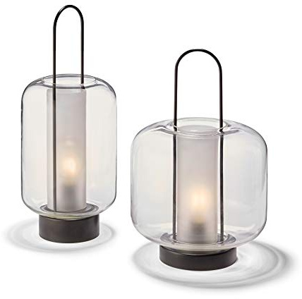 Philippi Raumduft Set-69222 Treteimer, Kunststoff, Schwarz/Transparent, Schlank - 16 x 16 x 38 cm