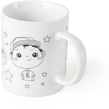 EUREKAKIDS Kit para decorar tu taza Eurekakids para niños y niñas 80.0 - Juego Educativo - Creativos > Pinta y colorea > Juegos de dibujo y pintura