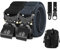 Leskyair 2PCS Men Tactical Belt, Military Work Belt Rigger 1.5 Nylon with Heavy Duty Quick Release Metal Buckle, Gift with Molle Pouch, Hook and Bottle Clip
