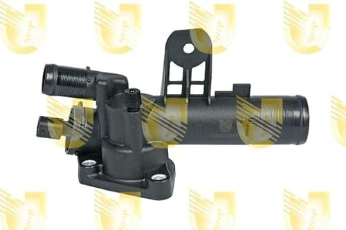 UNIGOM 341722 Thermostat Kühlmittel Kühlwasserthermostat mit Dichtung mit Sensor Kompatibel mit RENAULT Twingo 2 CN0 8200558751 1106000QAJ 1106000Q0B