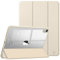 Fintie Hybrid Hülle für iPad 11. Generation 2025 11 Zoll (A16), iPad 10. Generation 10.9 Zoll 2022 - Ultradünn Schutzhülle mit transparenter Rückseite Abdeckung Case, Auto Schlaf/Wach, Beige