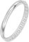YEBOCIYO Eternity Ring Zirkonia Damen Silber 2mm Ewigkeitsringe Titan Verlobungsringe Eheringe Trauringe Memoirering Jubiläum Aussage Stapelring für Herren 8