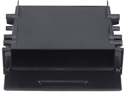 Kit de Tablero, Alenamiento de DIN único, Estuches de Alenamiento de CD para Automóviles, Caja de Alenamiento de Radio de Coche 1Din, Reemplazo de Organizador Interno