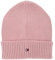 Tommy Hilfiger Unisex Kinder SMALL FLAG BEANIE AU0AU01526 Gestrickte Mütze, Rosa (Soft Rose), L-XL