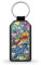 Porte-clé noir en simili cuir Bourriquet ours winnie dessin animé amis Eeyore Ref 20
