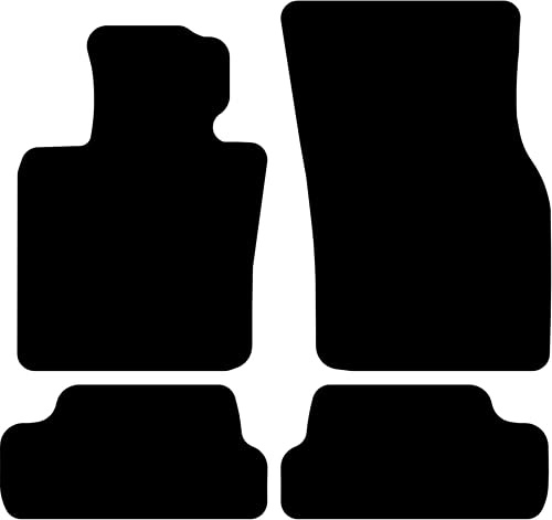 Kovvar Basic Tapis Voiture pour Mini Cabrio F57 | 2016-2024 | 4 pièces | Feutre aiguilleté 5 mm | Version : Cabriolet | Tapis de sol sur mesure | Antidérapant