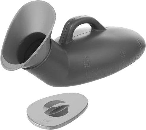 Urinoir portable pour homme - 800 ml - Réutilisable - Avec couvercle - Pour voiture, voyage et voyage