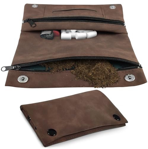 Tabaktasche Leder drehertasche für 30g, Tabakbeutel für tabak Drehtabak, Drehtabak Tasche, Tobacco Pouch