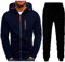 Generisch Herren Jogginganzug Sportanzug für Männer Trainingsanzug Laufanzug Gym Freizeitanzug Modell Trainingsanzug fußball Jogginghose Herren weiß weit Trainingsanzug fußball vereine