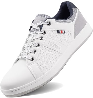 LANGDU Zapatillas Hombre Zapatos Vestir Casual Calzado Deportivas Running Sneakers Corriendo Zapatilla Tamaño41-46EU