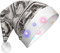 Zhuanyun Grau Tribal Print Flanell Nikolausmützen Weihnachtsmützen mit LED-Lichtern Nikolausmütze für Kostümpartys