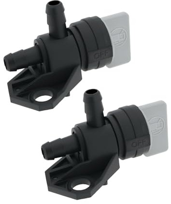 EMSea 2 Pezzi Di Ricambio Per Gruppo Rubinetto Motore Tosaerba 16950-ZM0-003 Rubinetto Di Intercettazione Carburante Compatibile Con Honda GC135 GCV135 GCV160 GCV190 GXV50 GXV57