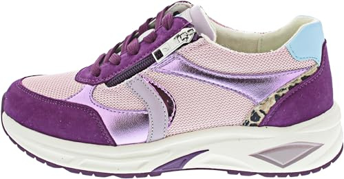703002-102 Velours MESH METALLIC AST LILA ROSA HELLGRAU