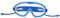 Mikinona 1Pieza Gafas de Natación de Impermeables para Adultos Ergonómico y para Incluidos