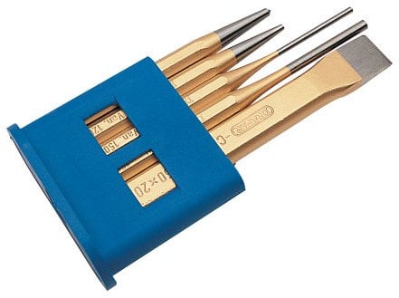 Draper 13042 Expert Chisel and Punch Set, 5 Pcs