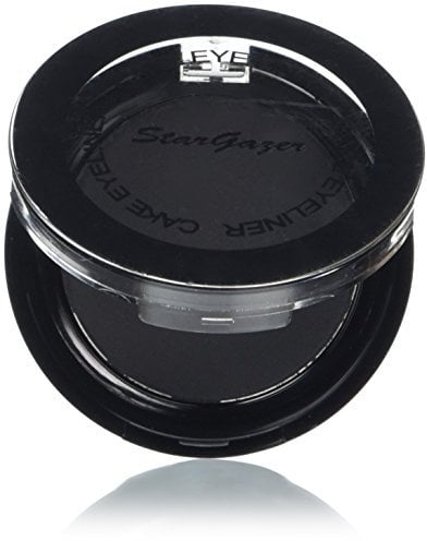 Black Cake eye liner. A wet and dry use pressed powder cake eye liner.
