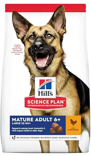 Hill's Science Plan Canine Vitality & Longevity Food Croquet for Aged Dogs +5 Large Breed Chicken 18 kg