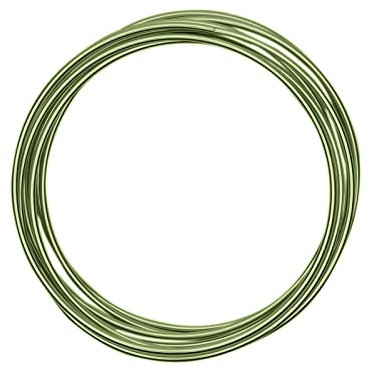 Vaessen Creative Filo di Ferro Modellabile da 3 m x 3 mm Apple Green – Filo Flessibile per Creazioni Floreali, Realizzazione di Gioielli e Modellismo