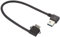 System-S Micro USB 3.0 Datenkabel Ladekabel kurzes Kabel Gewinkelt Winkelstecker 90 Grad 15cm für Samsung Galaxy S5