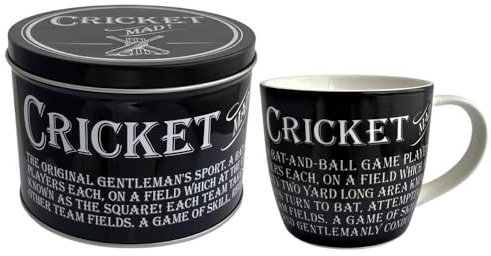 Arora Ultimate Gift for Man 8809 Cricket Mug in Tin, Ceramic, White