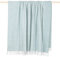 Pad - Decke - Kuscheldecke - Wohndecke - CLASSIC - aqua / hellblau - 150 x 200 cm