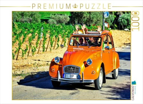 CALVENDO Puzzle EIN Motiv aus dem Kalender Citroën 2CV - die Ente 1000 Teile Puzzle quer | Lege-Größe cm Foto-Puzzle für glückliche Stunden