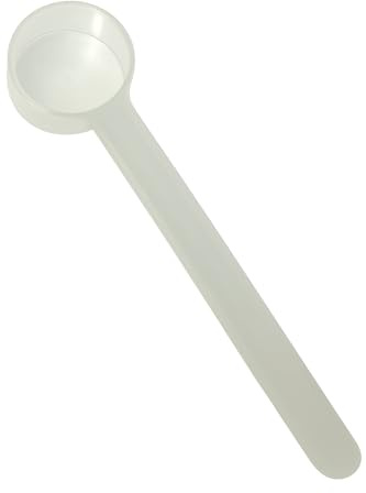 Supplement and Supply 1 Teaspoon (1/3 Tablespoon | 5 mL) Long Handle Plastic Measuring Spoon for Coffee, Protein Powder, Pet Food, Spices, Grains, Dry Goods – Food-Grade BPA-Free (Pack of 1)