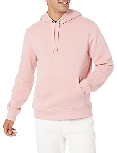 Amazon Essentials Felpa con Cappuccio, Non Apribile, Disponibile in Taglie Big & Tall Uomo, Rosa, M