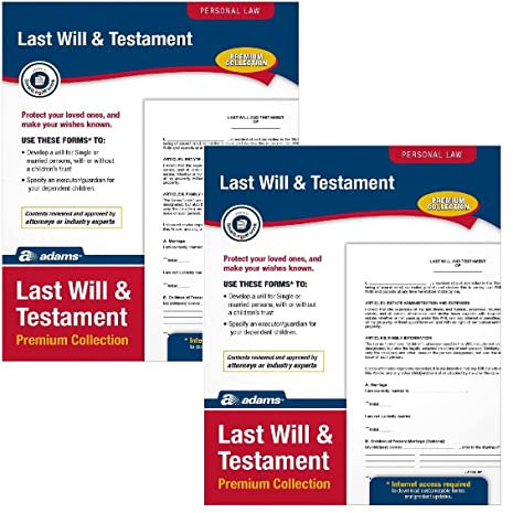 Adams LF235 Lastwille und Testament, Formulare und Anleitung, inkl. CD