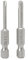 ruiruiNIE 2 pcs.50mm magnétique 1/4 '' Arbre Hexagonal Tri-Wing Y tête à Embout de Tournevis Embouts