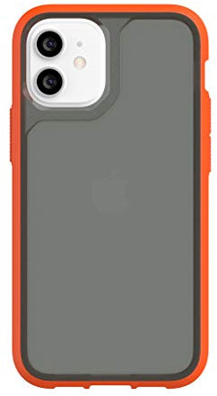 Griffin Survivor Strong GIP-046-ORG Protective Case for iPhone 12 Mini - Grey/Orange