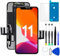 Hoonyer for iPhone Screen Replacement, 3D Touch Screen Display Digitizer Frame Assembly Repair Kits + Waterproof Adhesive + Screen Hardened Protection (iPhone 11-6.1‘’)