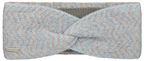 Seeberger Damola Stirnband Headband Ohrenwärmer Ohrenschutz (One Size - grau-blau)