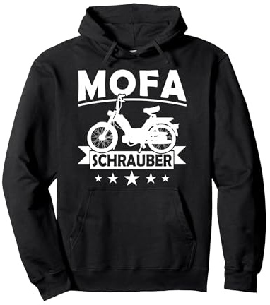 Mofa Führerschein Schrauber Moped Mofafahrer Zweitakter Pullover Hoodie