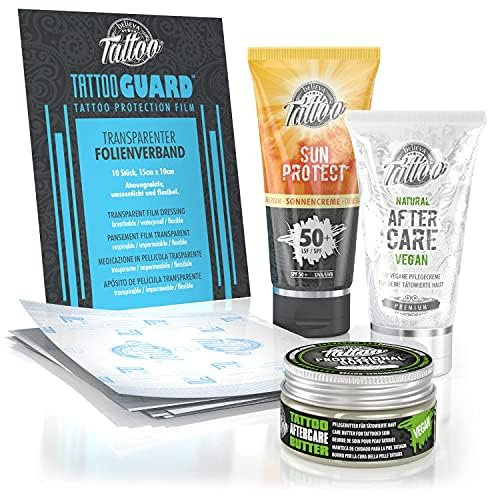 Believa Tattoo - Kit de soin pour la peau tatouée - Lot de 4